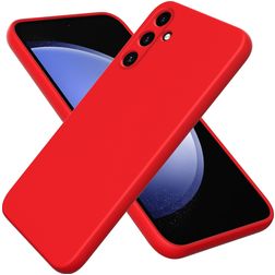 Mobigear Colors Samsung Galaxy A35 Silikon Hülle Backcover - Rot