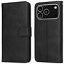 Mobigear Wallet iPhone 17 Pro Hülle Klapphülle Geldbörse - Schwarz