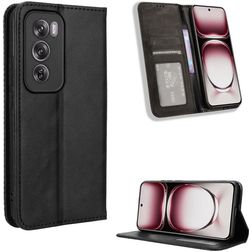 Mobigear Sensation OPPO Reno 12 Pro Hülle Klapphülle Geldbörse - Schwarz