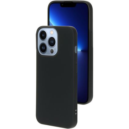 Mobiparts iPhone 13 Pro Silikon Hülle Backcover - Schwarz