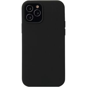 Mobigear Rubber Touch iPhone 13 Mini Silikon Hülle Backcover - Schwarz