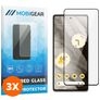 Mobigear Premium Google Pixel 7 Panzerglas Gehärtetes Glas Displayschutz - Hüllenfreundlich - Schwarz (3er Pack)
