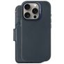 Decoded Detachable Wallet iPhone 16 Pro MagSafe Hülle Echtes Leder Abnehmbare 2in1 Klapphülle Geldbörse - Marineblau