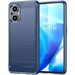 Mobigear Brushed Slim OPPO Reno 7 Lite Hülle Flexibles TPU Backcover - Blau
