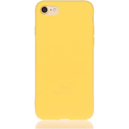 Mobigear Colors iPhone SE (2022) Hülle Flexibles TPU Backcover - Gelb