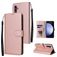 Mobigear Wallet Samsung Galaxy S25 FE Hülle Klapphülle Geldbörse - Roségold