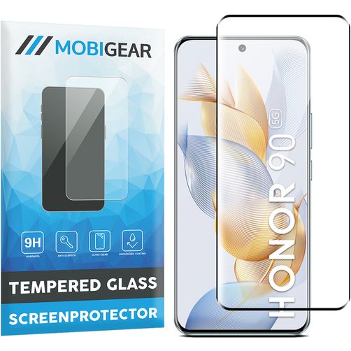 Mobigear Premium HONOR 90 Panzerglas Gehärtetes Glas Displayschutz - Hüllenfreundlich