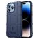 Mobigear Rugged Shield iPhone 14 Pro Hülle Flexibles TPU Backcover Stoßfest - Blau