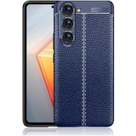 Mobigear Luxury Samsung Galaxy S23 Plus Hülle Flexibles TPU Backcover - Blau