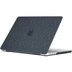 Mobigear Sparkle MacBook Air 13 Zoll (2022-2025) Hardcase Hülle MacBook Case - Schwarz - Model A2681 / A3113 / A3240