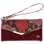Mobilize Gelly Velvet Samsung Galaxy A51 Hülle Abnehmbare 2in1 Clutch - Red Snake