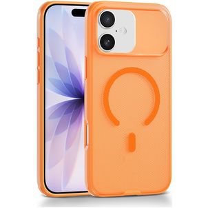 Mobigear Shockproof Grip iPhone 17 MagSafe Hülle Hardcase Backcover - Orange