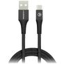 Mobilize Strong Nylon USB-A auf USB-C Kabel 1 Meter - Schwarz
