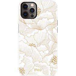 MIO iPhone 12 MagSafe Hülle Hardcase Backcover - White Roses