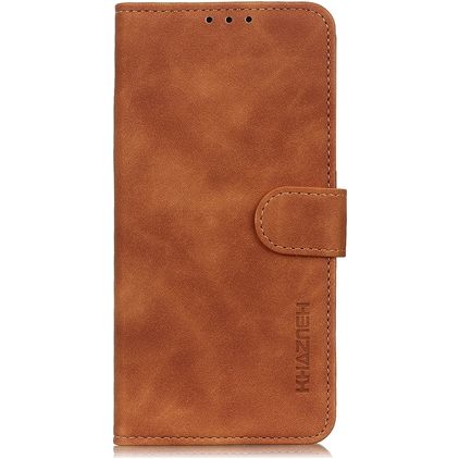 Mobigear Retro Samsung Galaxy S20 Hülle Klapphülle Geldbörse - Braun