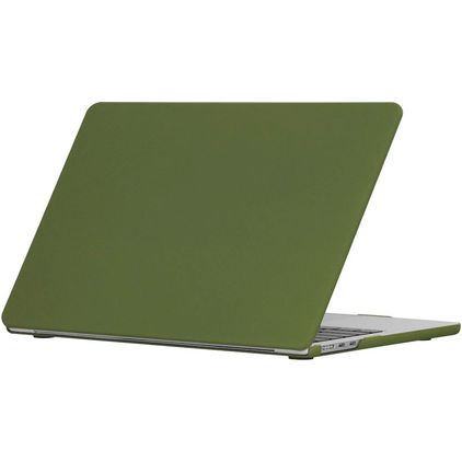 Mobigear Cream Matte MacBook Air 13 Zoll (2022-2026) Hardcase Hülle MacBook Case - Grün - Model A2681 / A3113 / A3240 / A3449
