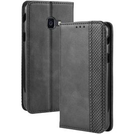 Mobigear Sensation Samsung Galaxy Xcover 4s Hülle Klapphülle Geldbörse - Schwarz