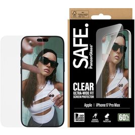 SAFE by PanzerGlass Ultra-Wide-Fit iPhone 17 Pro Max Panzerglas Gehärtetes Glas Displayschutz - Hüllenfreundlich