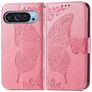 Mobigear Butterfly Google Pixel 9 Hülle Klapphülle Geldbörse - Pink