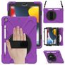 Mobigear SureGrip XGuard iPad 9 (2021) Hülle Kunststoff,Silikon Backcover + Stifthalter + Schulterträger + Ständer - Lila