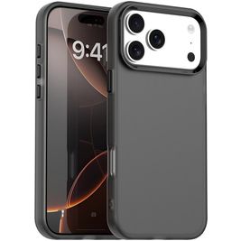 Mobigear Crystal iPhone 17 Pro Hülle Hardcase Backcover - Schwarz
