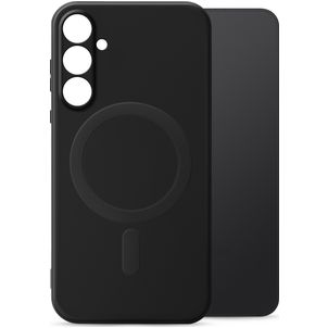 My Style Protective Flex Samsung Galaxy S24 FE MagSafe Hülle Flexibles TPU Backcover - Schwarz