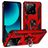 Mobigear Armor Ring Xiaomi 13T Hülle Hardcase Backcover Stoßfest mit Ringhalter - Rot