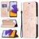 Mobigear Butterfly Samsung Galaxy A22 5G Klapphülle Portemonnaie - Roségold