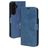 Mobiparts Classic Wallet Samsung Galaxy A35 Hülle Klapphülle Geldbörse - Steel Blue