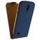 Mobilize Ultra Slim Flip Samsung Galaxy S4 Mini Hülle Flipcase - Blau