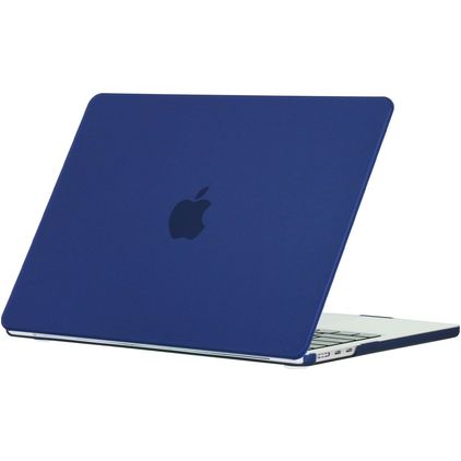 Mobigear Matte MacBook Air 13 Zoll (2022-2026) Hardcase Hülle MacBook Case - Dunkelblau - Model A2681 / A3113 / A3240 / A3449