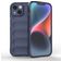 Mobigear Bumpy iPhone 15 Hülle Flexibles TPU Backcover - Dunkelblau
