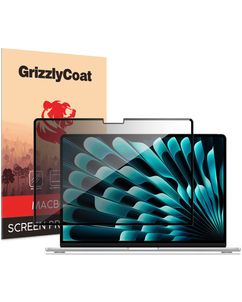 GrizzlyCoat MacBook Air 13 Zoll (2022-2026) Displayschutz Privacy Schutzfolie - Hüllenfreundlich - Schwarz