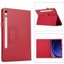 Mobigear Classic Samsung Galaxy Tab S11 Hülle Klapphülle + Stifthalter - Rot
