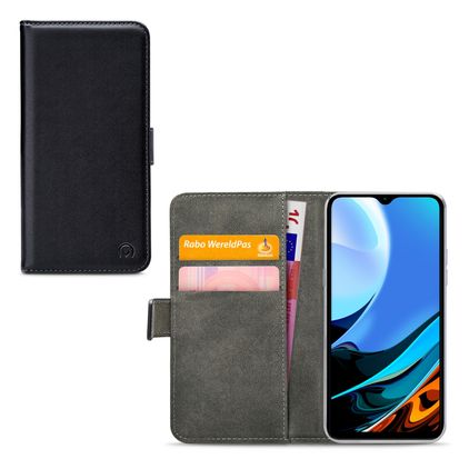 Mobilize Classic Gelly Wallet Xiaomi Redmi 9T Klapphülle Portemonnaie - Schwarz