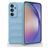 Mobigear Bumpy Samsung Galaxy A35 Hülle Flexibles TPU Backcover - Blau