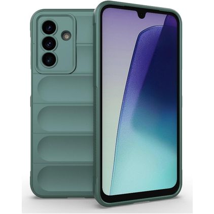 Mobigear Bumpy Samsung Galaxy A17 Hülle Flexibles TPU Backcover - Grün