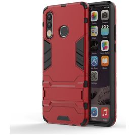Mobigear Armor Stand Huawei P30 Lite Hülle Hardcase Backcover Stoßfest mit Ständer - Rot Mobigear Armor Stand Huawei P30 Lite Hülle Hardcase Backcover Stoßfest mit Ständer - Rot