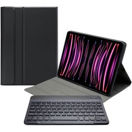 Mobilize Detachable Bluetooth Keyboard iPad Pro 11 Zoll (2024) Hülle QWERTY Bluetooth Tastatur Klapphülle - Schwarz