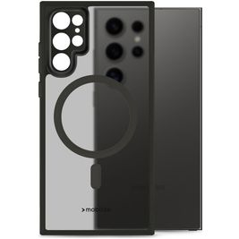 Mobilize Hybrid Samsung Galaxy S24 Ultra MagSafe Hülle Hardcase Backcover Stoßfest - Schwarz