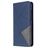 Mobigear Rhombus Slim Nokia 1.3 Hülle Klapphülle - Blau