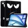Mobigear Tri-Fold iPad Air 13 Zoll (2024) Hülle Klapphülle + Stifthalter - Do Not Touch