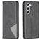 Mobigear Rhombus Slim Samsung Galaxy S23 Hülle Klapphülle - Schwarz