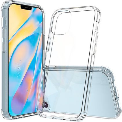 Mobigear Crystal Transparent iPhone 12 Mini Hardcase Backcover - Transparent