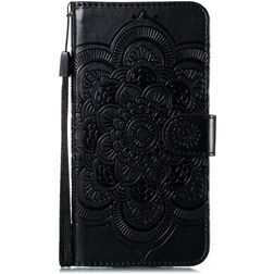Mobigear Mandala HONOR 9X Lite Hülle Klapphülle Geldbörse - Schwarz