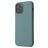 Mobigear Rubber Touch iPhone 12 Silikon Hülle Backcover - Pine Green