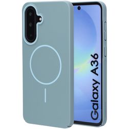 Mobiparts Slim Line Samsung Galaxy A36 MagSafe Hülle Hardcase Backcover - Sage Green