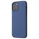 Mobigear Rubber Touch iPhone 12 Silikon Hülle Backcover - Marineblau