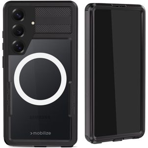 Mobilize Waterproof Samsung Galaxy S25 Ultra Wasserdicht MagSafe Hülle Hardcase Backcover - Schwarz