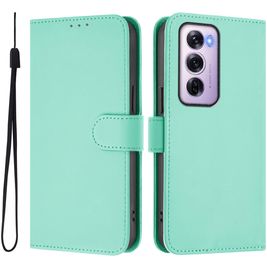 Mobigear Urban Wallet OPPO Reno 12 Pro Hülle Klapphülle Geldbörse - Grün